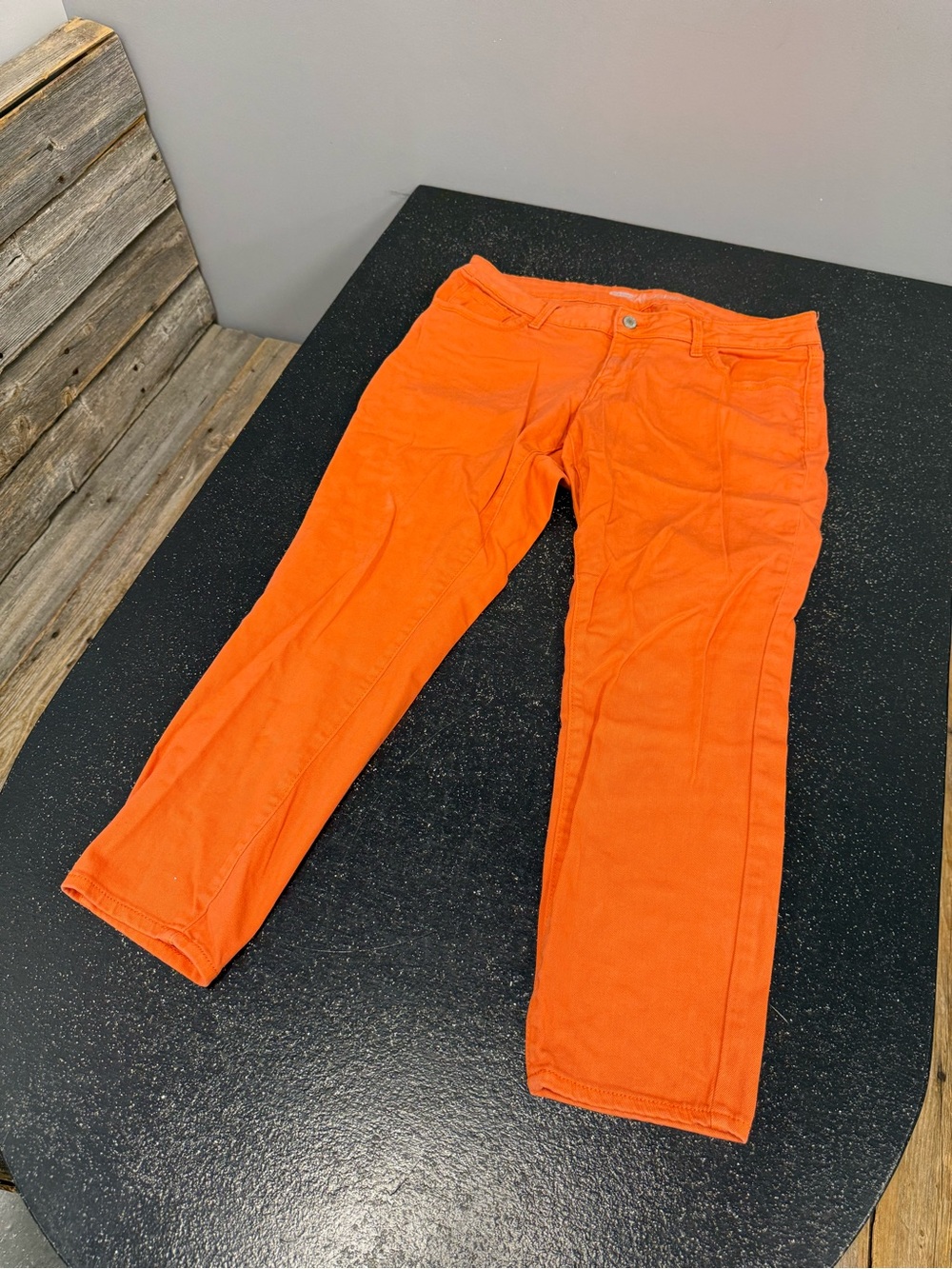Orange Straight-Leg ‘Rock Star’ Old Navy Pants
